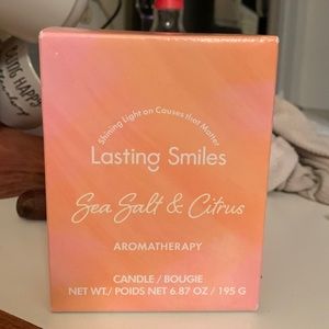 Lasting Smiles Sea salt citrus candle